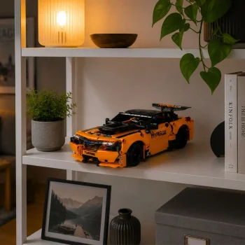 Rc Građevinske Kocke Sportski Automobil, Narančasti, 545 Kom 5