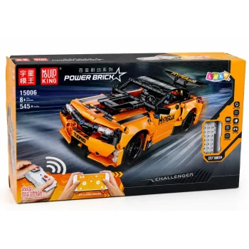 Rc Građevinske Kocke Sportski Automobil, Narančasti, 545 Kom 6