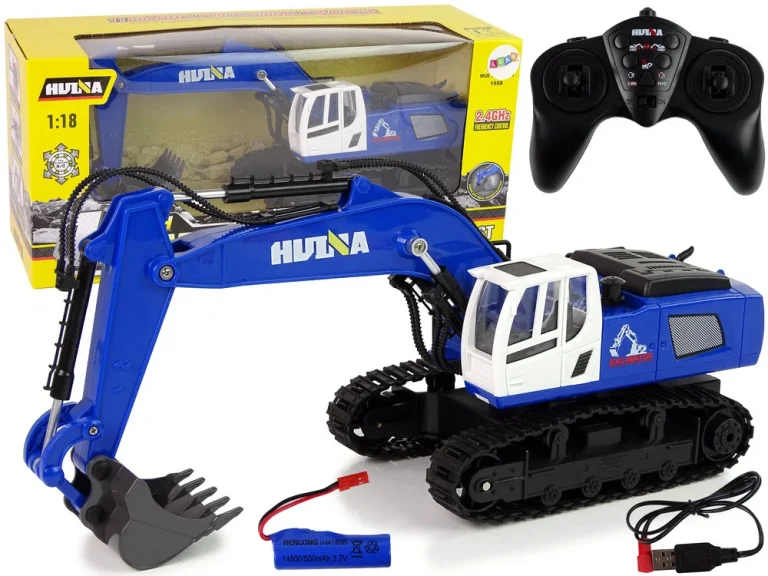 Rc Gusjenični Bager 1:18 S Metalnom Kabinom 1
