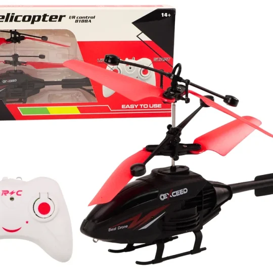 Rc Helikopter S žiroskopom, Crveni, Upravljanje Rukom 1