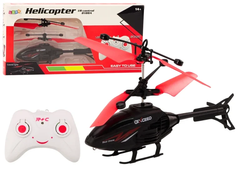 Rc Helikopter S žiroskopom, Crveni, Upravljanje Rukom 1