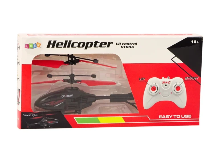 Rc Helikopter S žiroskopom, Crveni, Upravljanje Rukom 4
