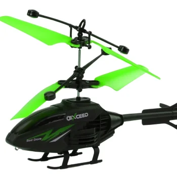Rc Helikopter S žiroskopom, Zeleni, Upravljanje Rukom 2