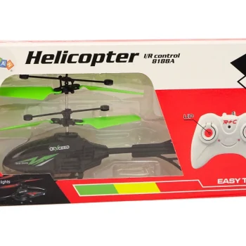 Rc Helikopter S žiroskopom, Zeleni, Upravljanje Rukom 4