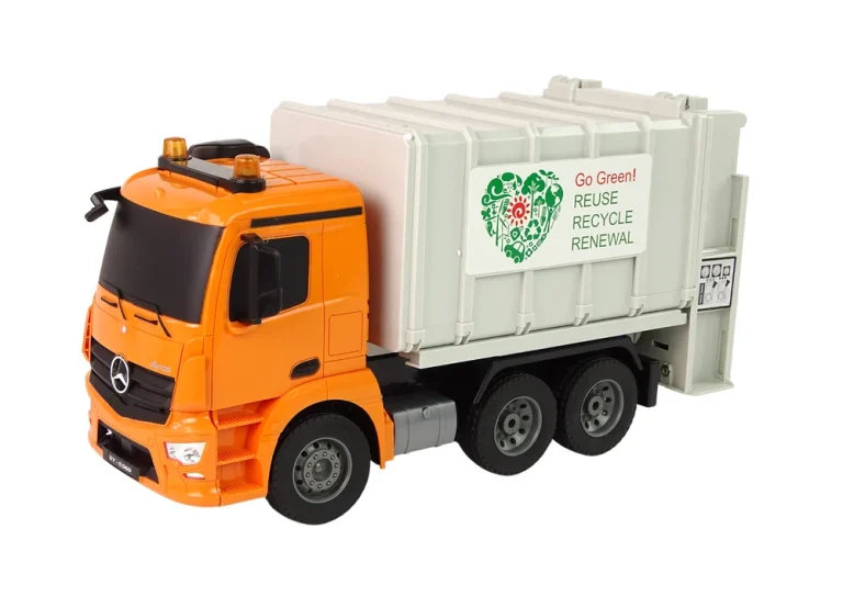 Rc Kamion Mercedes Benz Antos Za Smeće, Narančasti 2