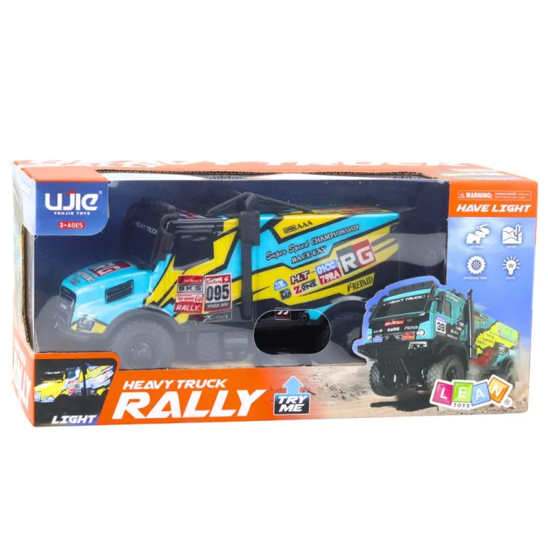 Rc Kamion Na Daljinsko Upravljanje Automobil S Osvijetljenom Tirkiznom Karoserijom 4