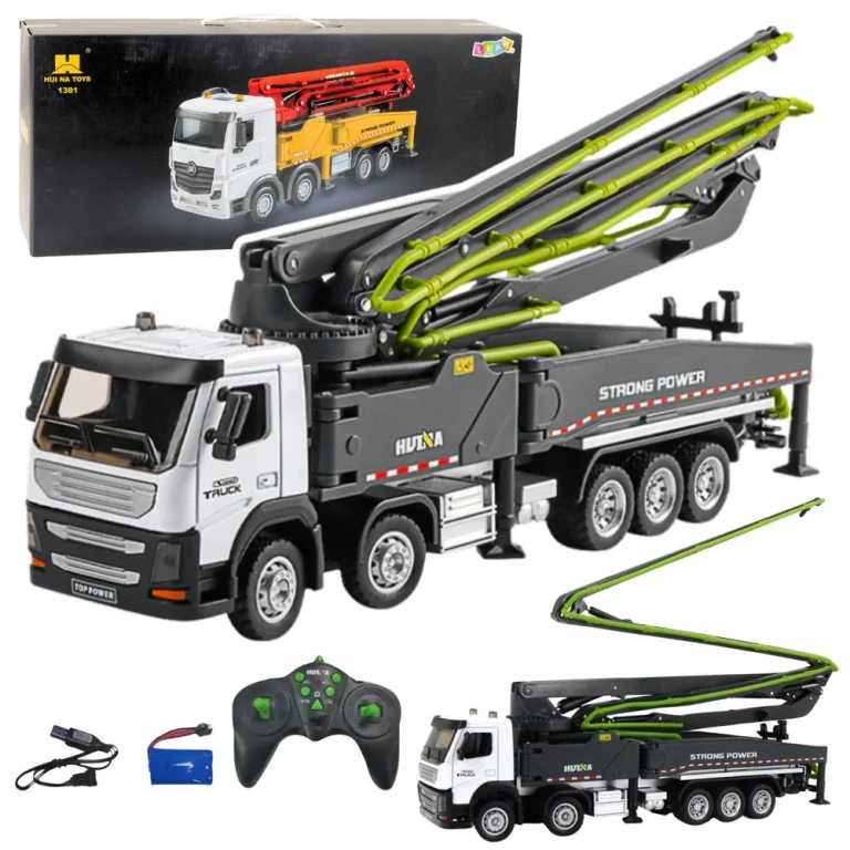 Rc Kamion S Mješalicom Za Beton Na Daljinsko Upravljanje Huina Siva 1:18 1