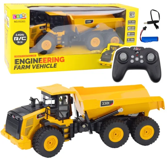 Rc Kiper Kamion žuti 9 Kanala 2,4 Ghz 1