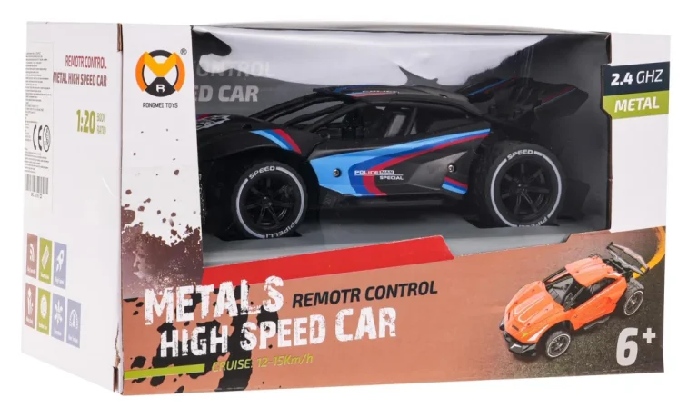 R/c Metalni Auto Speed 1:20 Crni 6+ 8