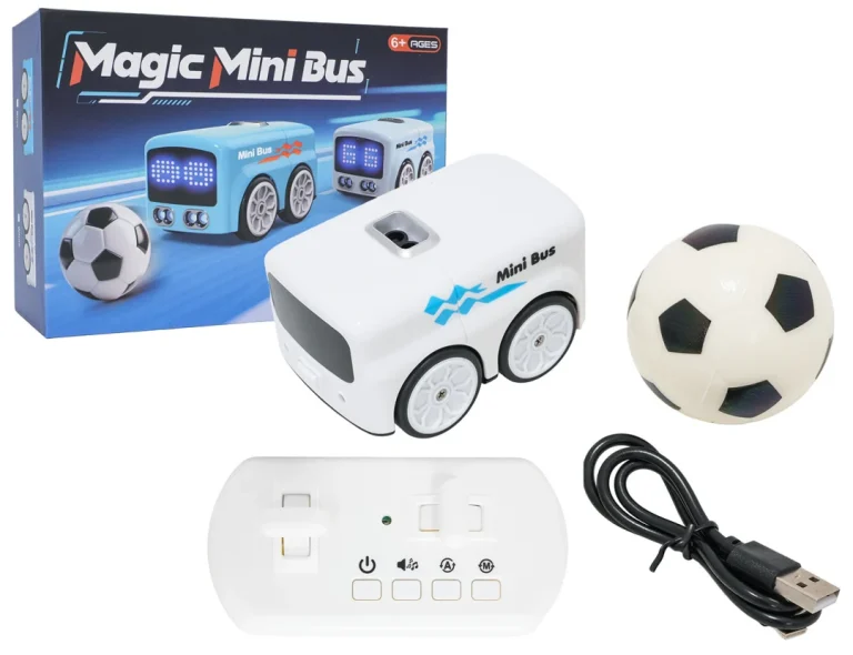 Rc Mini Autobus Bijeli Led + Upravljanje Gestama 1