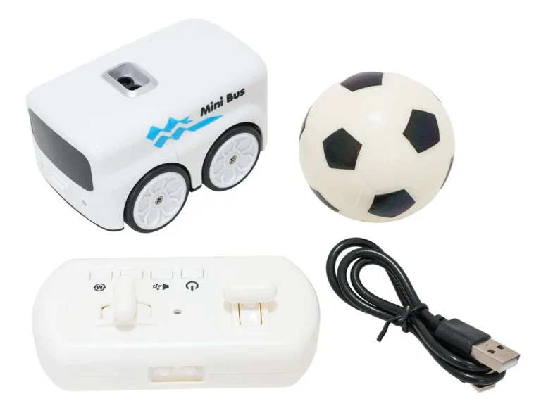Rc Mini Autobus Bijeli Led + Upravljanje Gestama 2