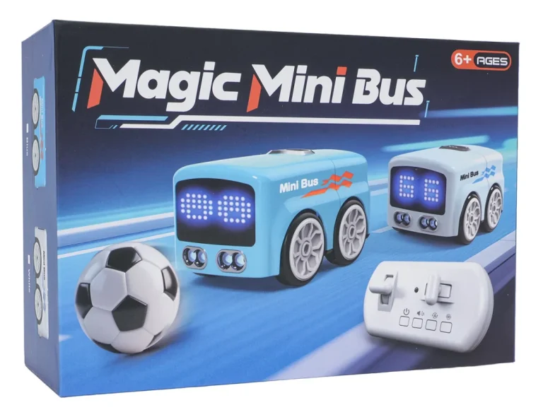 Rc Mini Autobus Plavi Led + Upravljanje Gestama 8