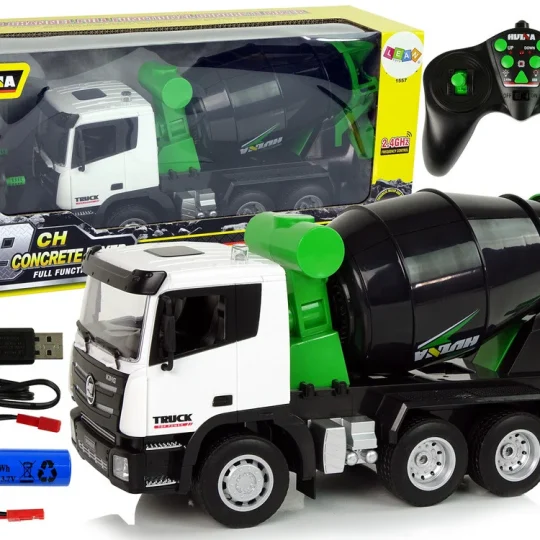 Rc Mješalica Za Beton Huina 1:18 Crna 2,4g 1