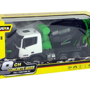 Rc Mješalica Za Beton Huina 1:18 Crna 2,4g 7