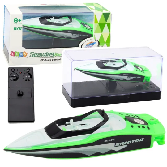 Rc Motorni čamac, 2,4 Ghz, Bijelo Zeleni, 15 Cm 1