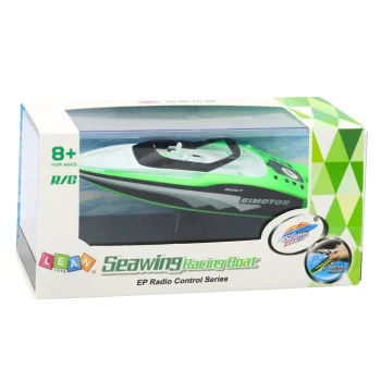 Rc Motorni čamac, 2,4 Ghz, Bijelo Zeleni, 15 Cm 5