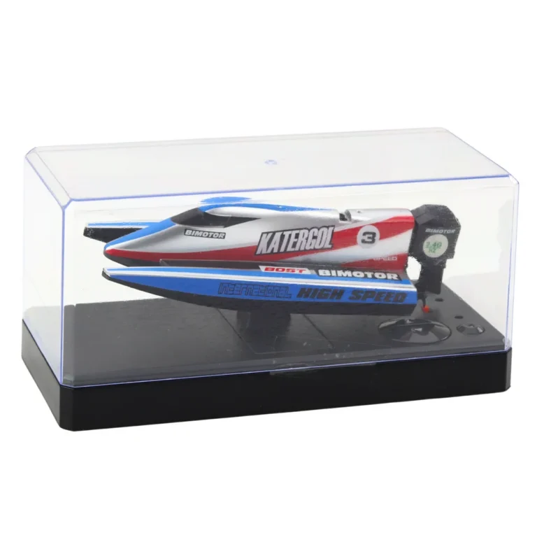 Rc Motorni čamac, 2,4 Ghz, Plavo Srebrni, 14 Cm 2