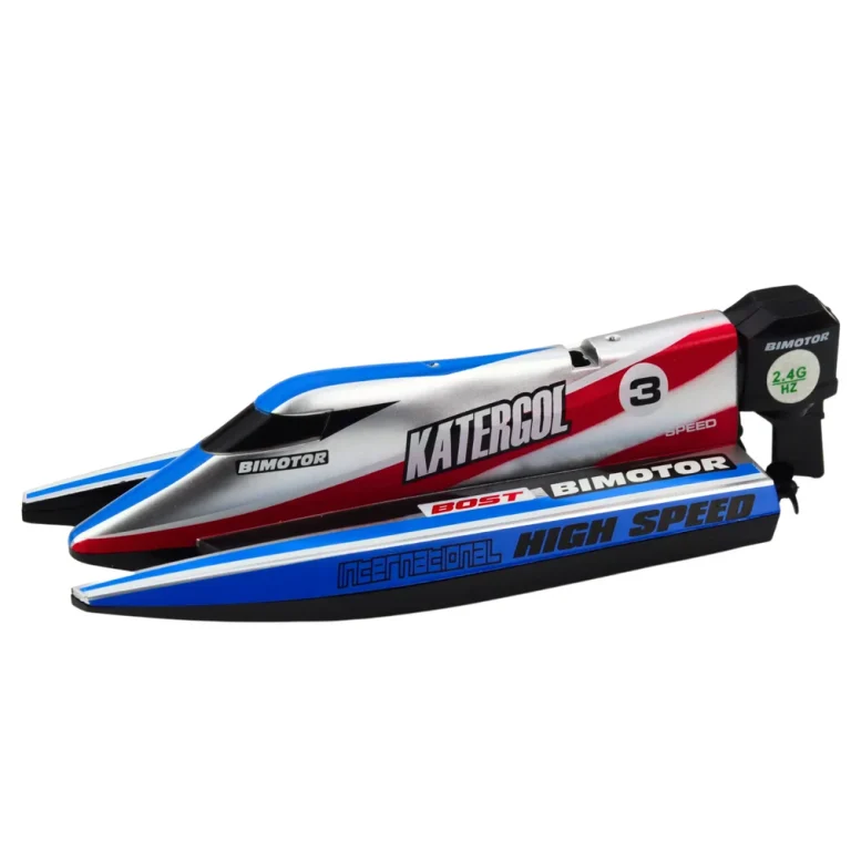 Rc Motorni čamac, 2,4 Ghz, Plavo Srebrni, 14 Cm 3