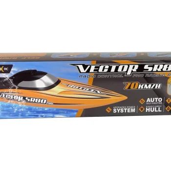 Rc Motorni čamac Sr 80 Pro, Bezčetkica, 74 Km/h, žuti 10