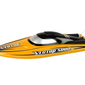 Rc Motorni čamac Sr 80 Pro, Bezčetkica, 74 Km/h, žuti 2