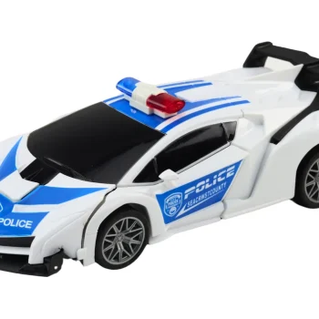 R/c Policijski Automobil 2u1 Robotski Automobil Sa Zvukovima I Svjetlima 2