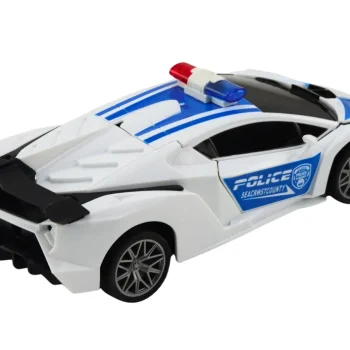 R/c Policijski Automobil 2u1 Robotski Automobil Sa Zvukovima I Svjetlima 3