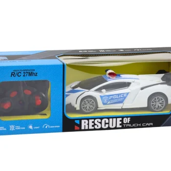 R/c Policijski Automobil 2u1 Robotski Automobil Sa Zvukovima I Svjetlima 6