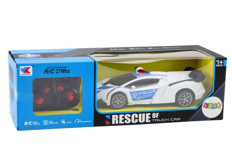 R/c Policijski Automobil 2u1 Robotski Automobil Sa Zvukovima I Svjetlima 6