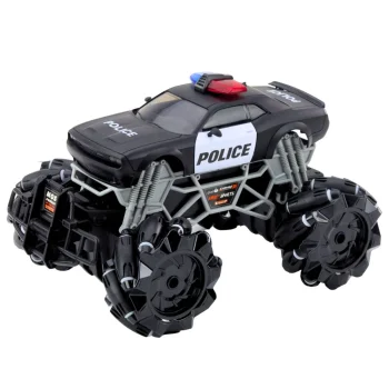Rc Policijski Terenski Automobil Sa Svjetlima I Efektom Dima 1:16 2