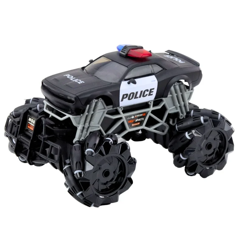 Rc Policijski Terenski Automobil Sa Svjetlima I Efektom Dima 1:16 2