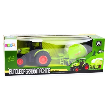 Rc Poljoprivredni Traktor Na Daljinsko Upravljanje S Balirkom 1:24 6