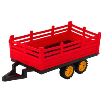 Rc Poljoprivredni Traktor S Prikolicom, Crveni 3