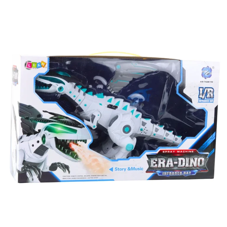 Rc Robot Dinosaur Na Daljinsko Upravljanje S Krilima, Svjetlima I Zvukovima, Bijeli 3
