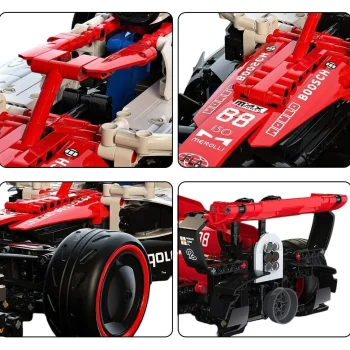 Rc Set Kockica F1 Bolid Crveni 1:8 1185 Dijelova 6