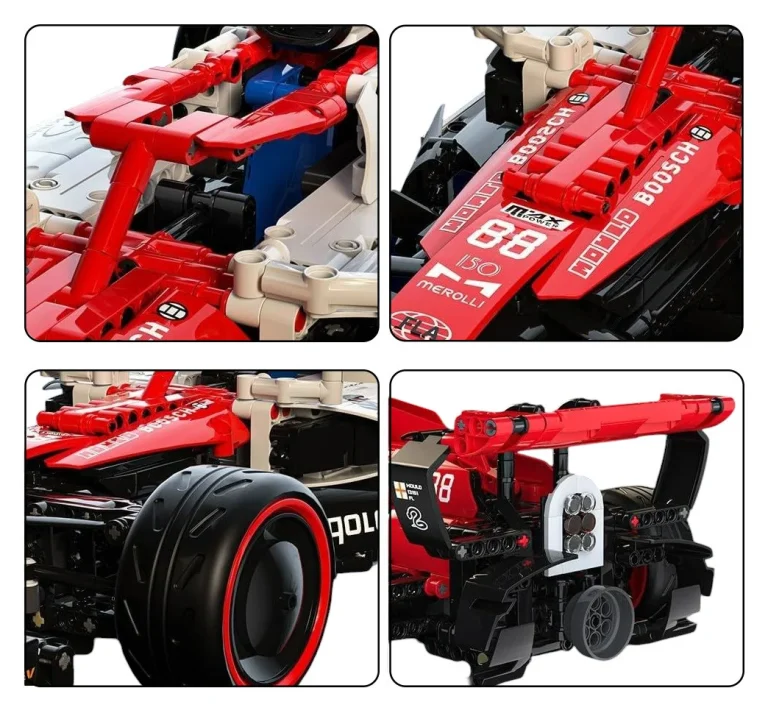 Rc Set Kockica F1 Bolid Crveni 1:8 1185 Dijelova 6
