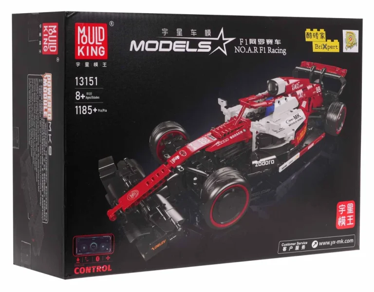 Rc Set Kockica F1 Bolid Crveni 1:8 1185 Dijelova 7