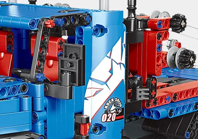 Rc Set Kockica Kamion Plavi 1064 Dijela 3