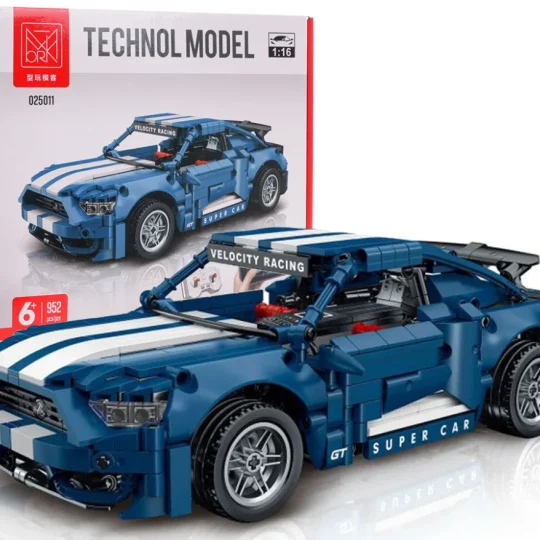 Rc Set Kockica: Plavi Sportski Automobil Super Racing 1:16, 952 Dijela 1