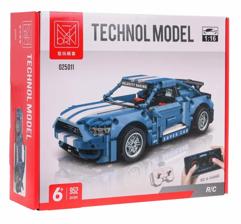 Rc Set Kockica: Plavi Sportski Automobil Super Racing 1:16, 952 Dijela 4