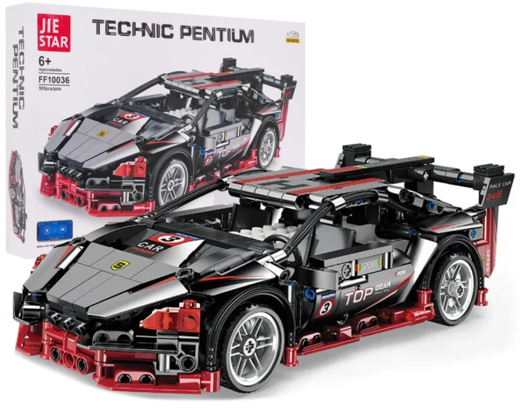 Rc Set Kockica Sportski Automobil Crni 585 Dijelova 1