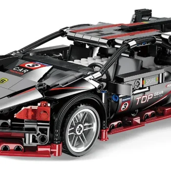 Rc Set Kockica Sportski Automobil Crni 585 Dijelova 2