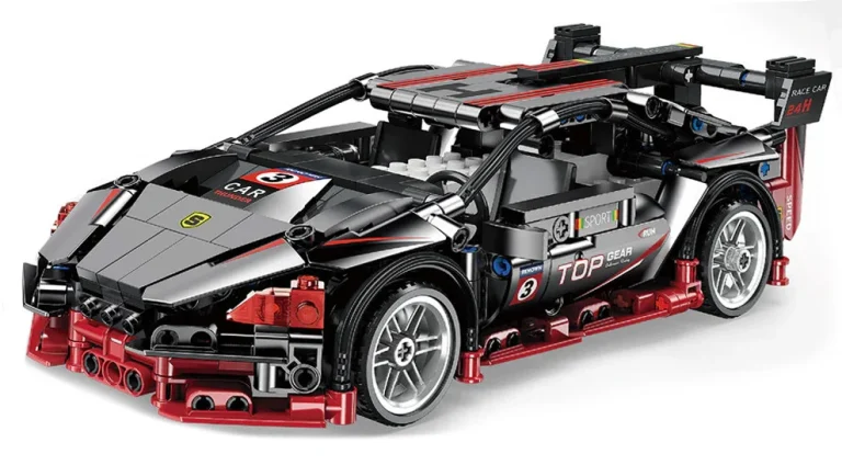 Rc Set Kockica Sportski Automobil Crni 585 Dijelova 2