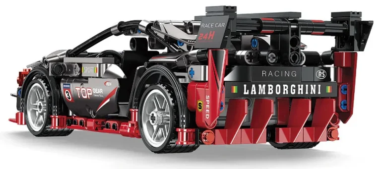 Rc Set Kockica Sportski Automobil Crni 585 Dijelova 3