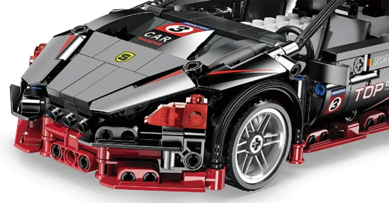 Rc Set Kockica Sportski Automobil Crni 585 Dijelova 5