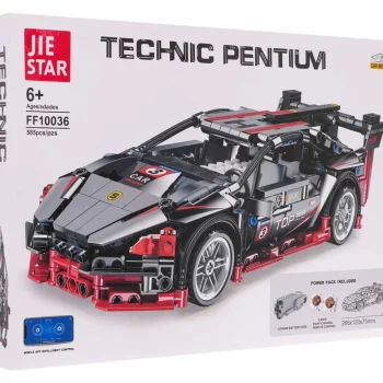 Rc Set Kockica Sportski Automobil Crni 585 Dijelova 8