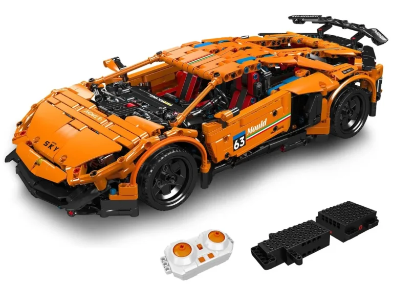 Rc Set Kockica Sportski Automobil Narančasti 1:12 1488 Dijelova 2
