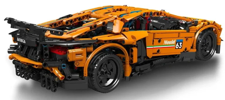 Rc Set Kockica Sportski Automobil Narančasti 1:12 1488 Dijelova 3