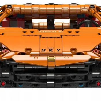 Rc Set Kockica Sportski Automobil Narančasti 1:12 1488 Dijelova 4