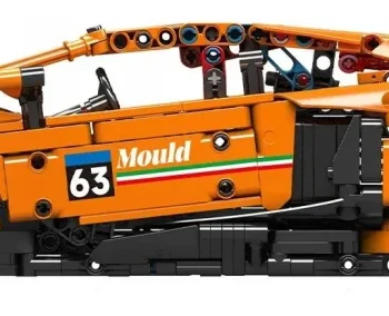 Rc Set Kockica Sportski Automobil Narančasti 1:12 1488 Dijelova 5