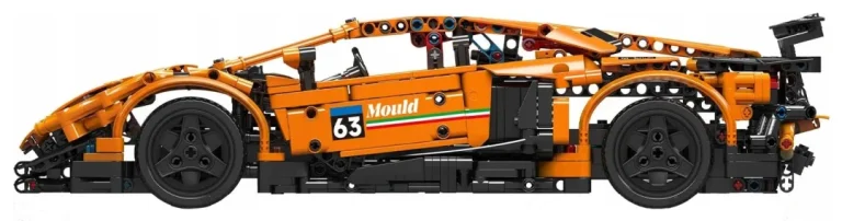 Rc Set Kockica Sportski Automobil Narančasti 1:12 1488 Dijelova 5